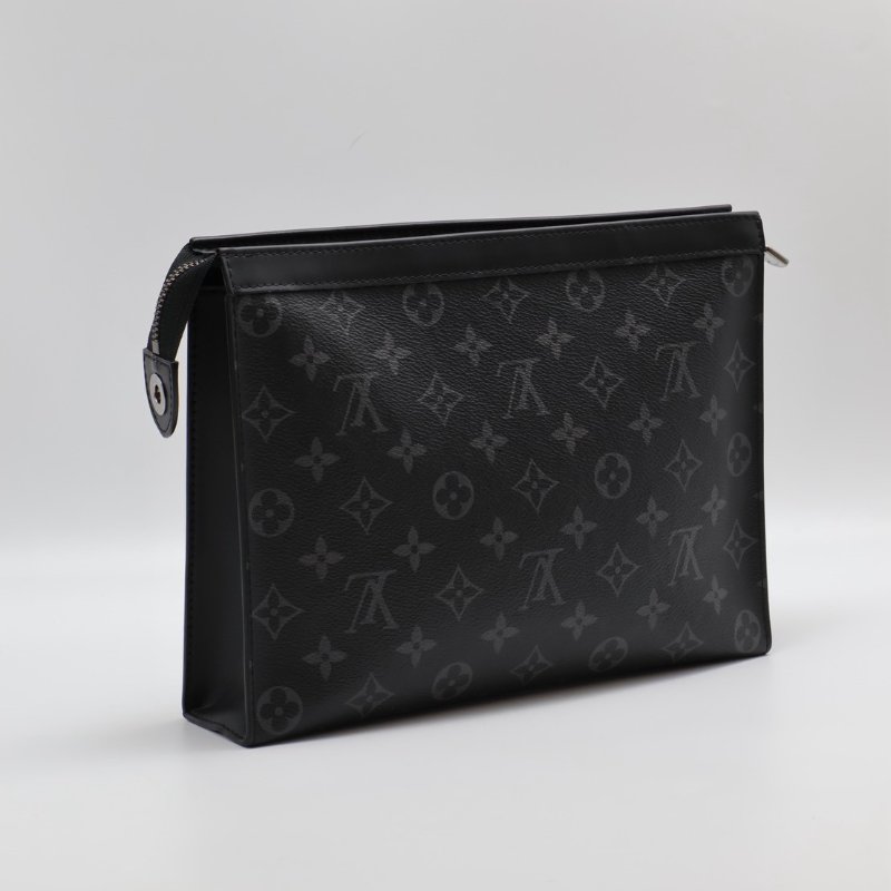 LOUIS VUITTON Pochette Voyage手拿包 - MM灰老花-1