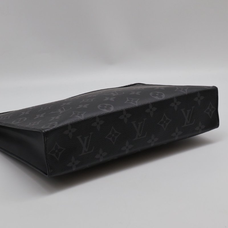 LOUIS VUITTON Pochette Voyage手拿包 - MM灰老花-5