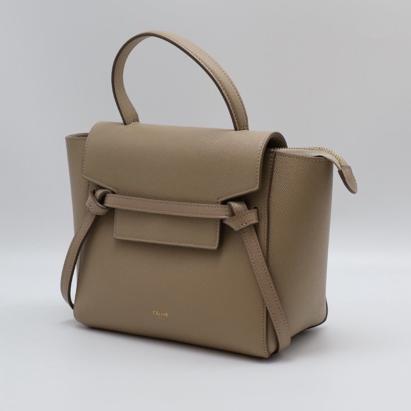 CELINE Belt 鯰魚包 - nano奶茶-6