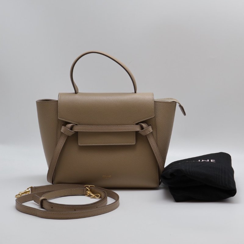 CELINE Belt 鯰魚包 - nano奶茶-8