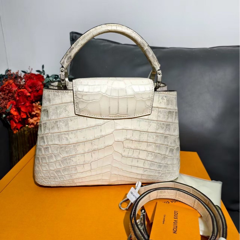 LV Capucines 喜馬拉雅原色鰐魚皮小號,芯片款-1