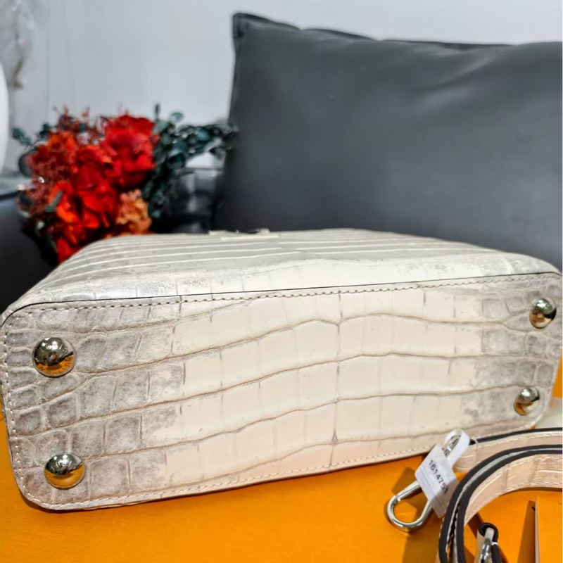 LV Capucines 喜馬拉雅原色鰐魚皮小號,芯片款-2