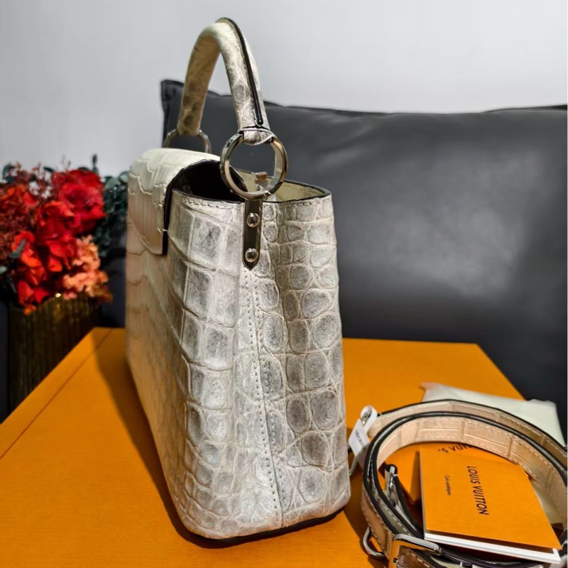 LV Capucines 喜馬拉雅原色鰐魚皮小號,芯片款-4