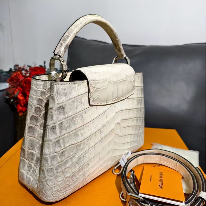 LV Capucines 喜馬拉雅原色鰐魚皮小號,芯片款-5