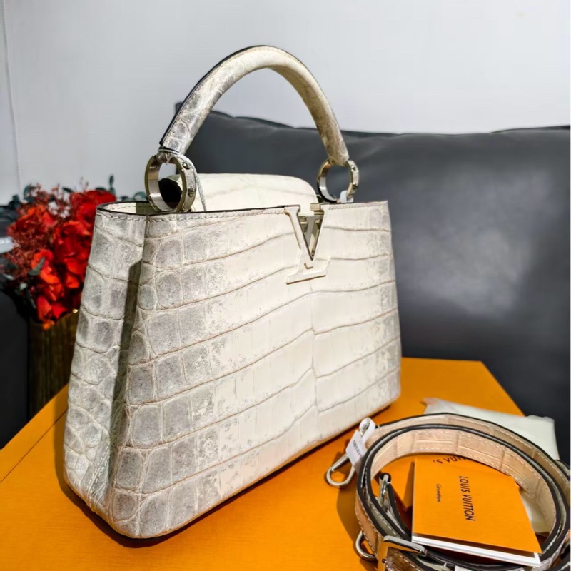 LV Capucines 喜馬拉雅原色鰐魚皮小號,芯片款-6