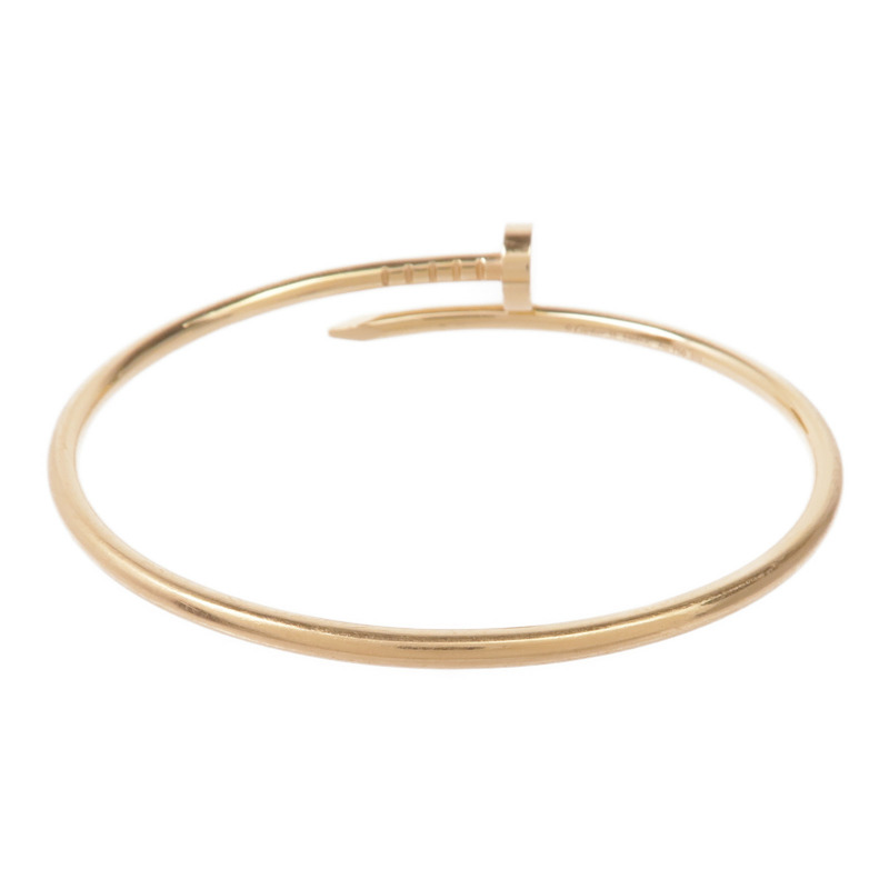 CARTIER 18K黃金Juste Un Clou手鐲Cartier#15-2