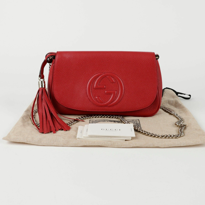 GUCCI Soho 流蘇單肩斜背包 536224-0