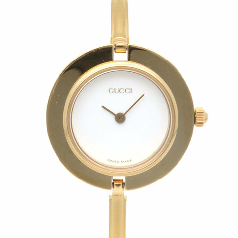 Gucci GP 11/12.2 石英女錶，附可更換錶圈，10 種顏色可選