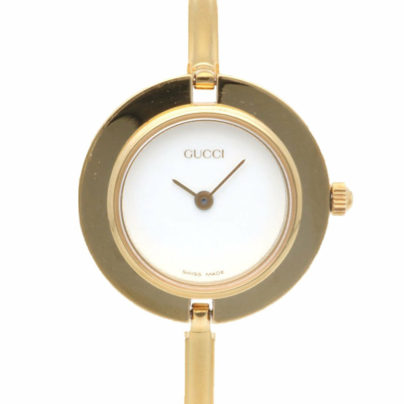 Gucci GP 11/12.2 石英女錶，附可更換錶圈，10 種顏色可選-0