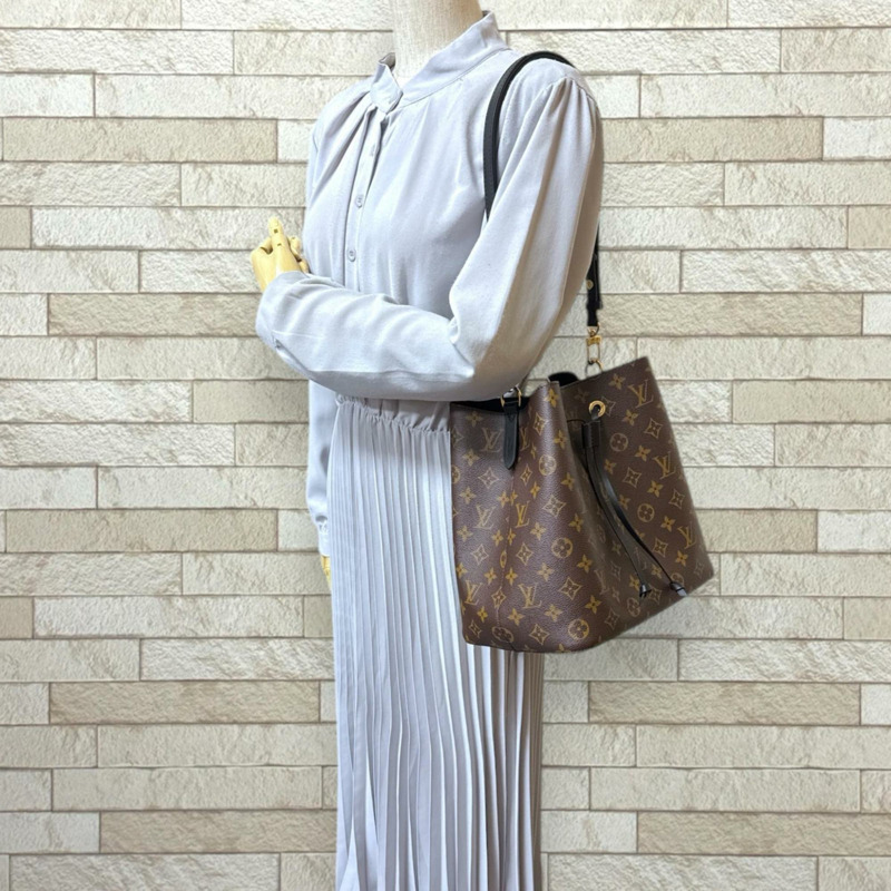 路易威登 NeoNoe Monogram 背包單背包，M44020，棕色，女士，LOUIS VUITTON-1
