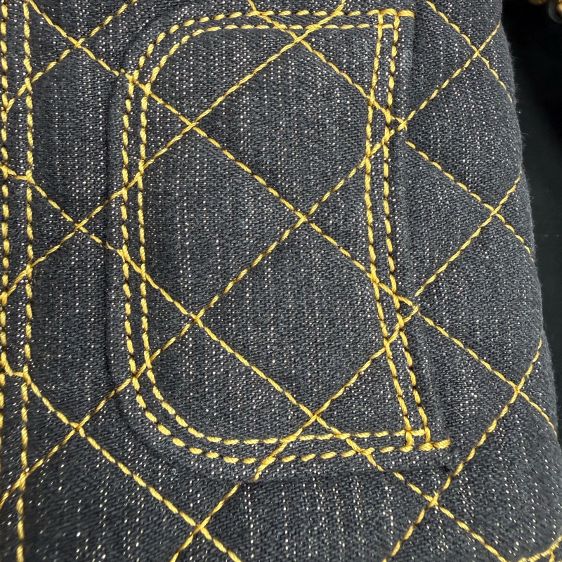 Chanel 深色牛仔鏈條短夾-8