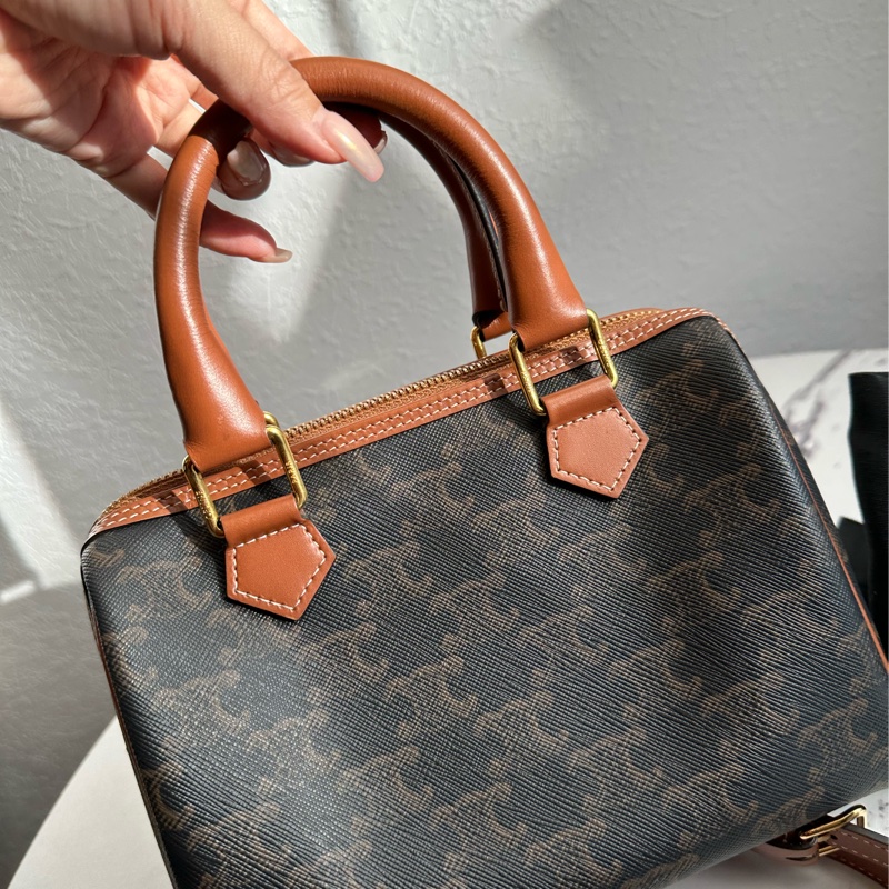 Celine 波士頓老花斜背包 很好看-3