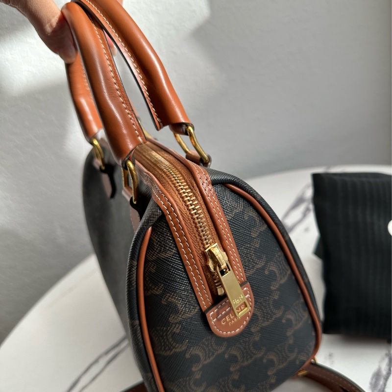 Celine 波士頓老花斜背包 很好看-5