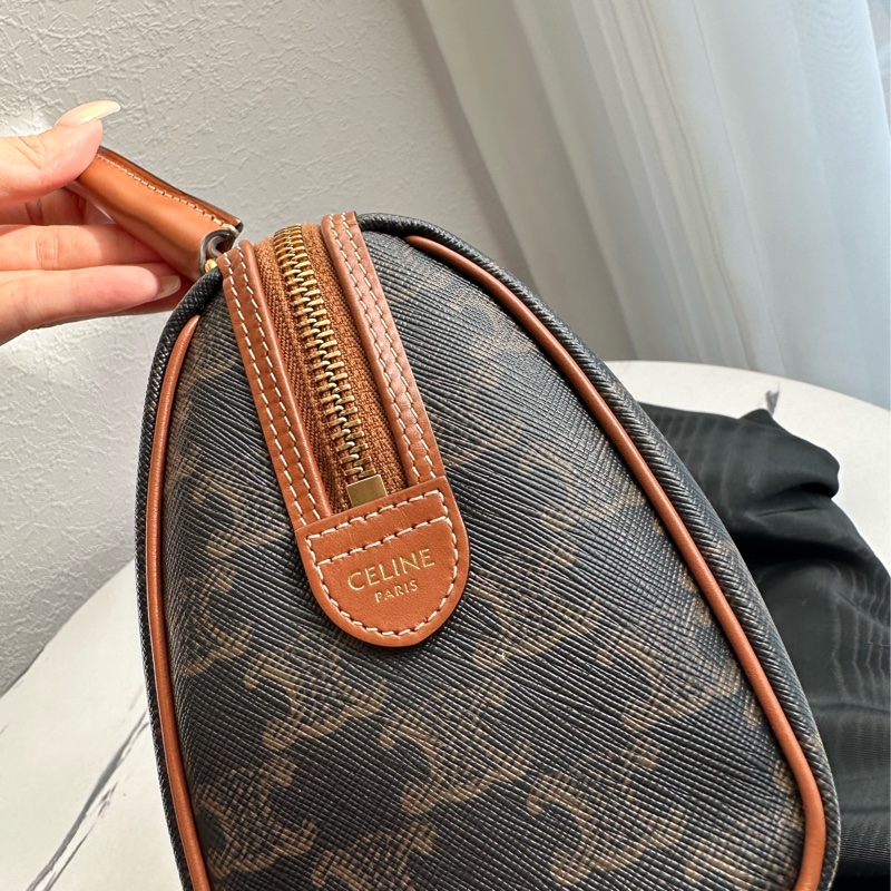 Celine 波士頓老花斜背包 很好看-14