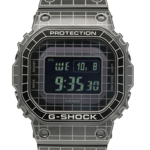 卡西歐 G-SHOCK GWW-B5000 不銹鋼太陽能電波男士手錶