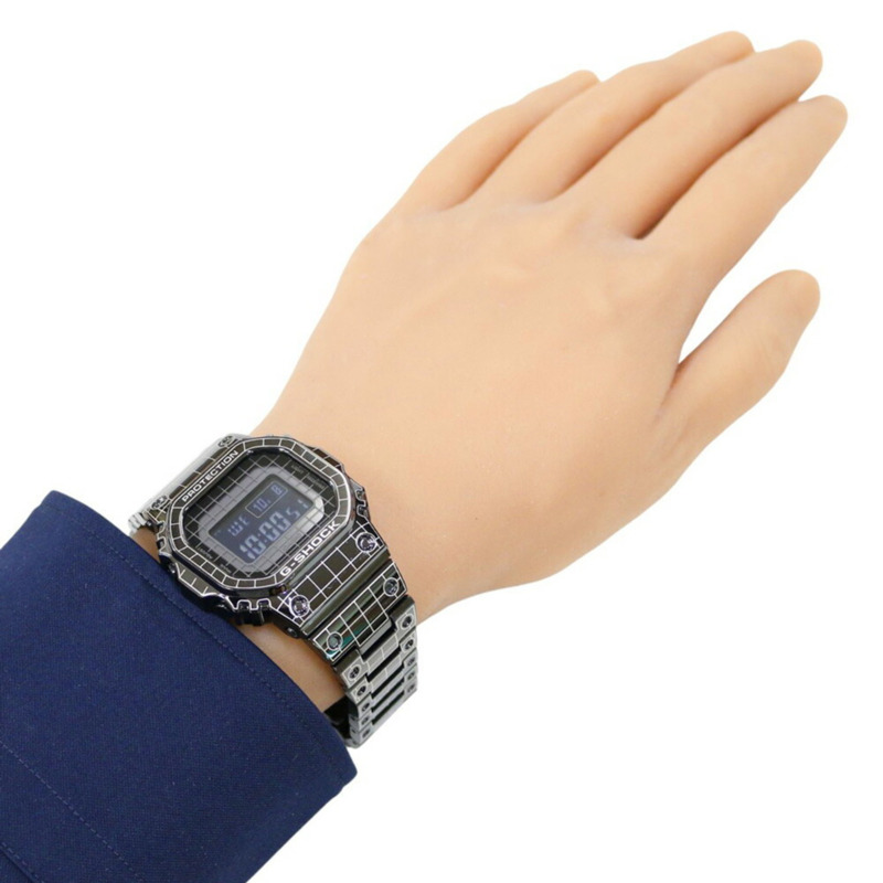 卡西歐 G-SHOCK GWW-B5000 不銹鋼太陽能電波男士手錶-1