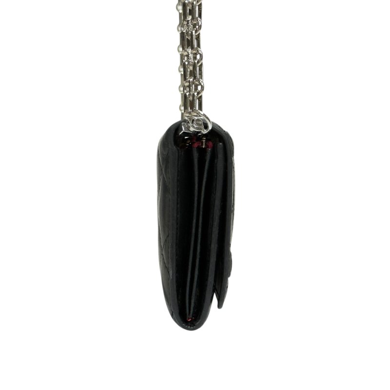 CHANEL *自加鏈>送無品牌扣+無品牌鏈帶* Cambon 長銀包 WOC-6