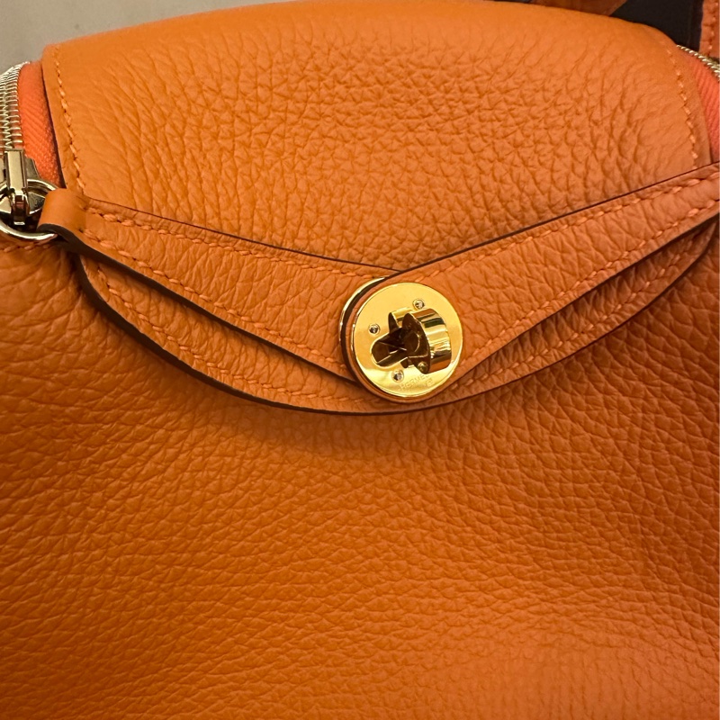 Hermes mini Lindy 愛馬仕橘-2