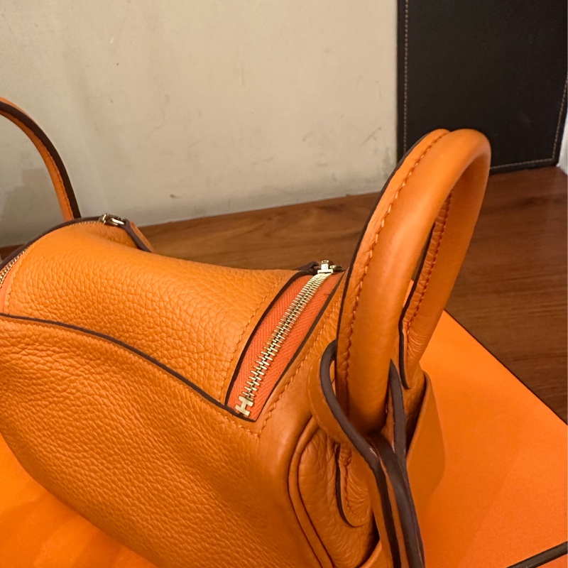 Hermes mini Lindy 愛馬仕橘-7