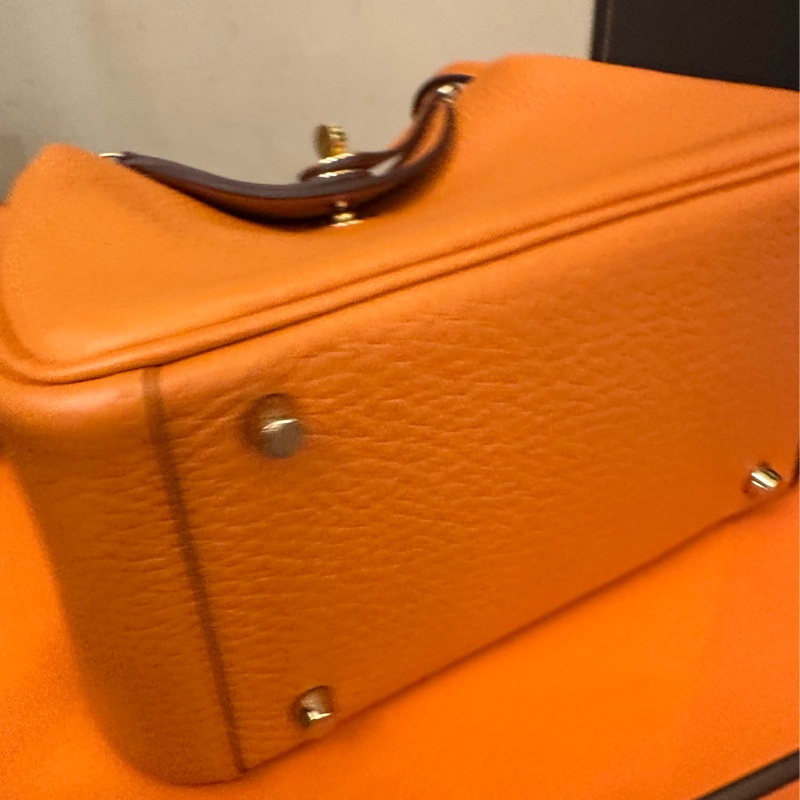 Hermes mini Lindy 愛馬仕橘-8