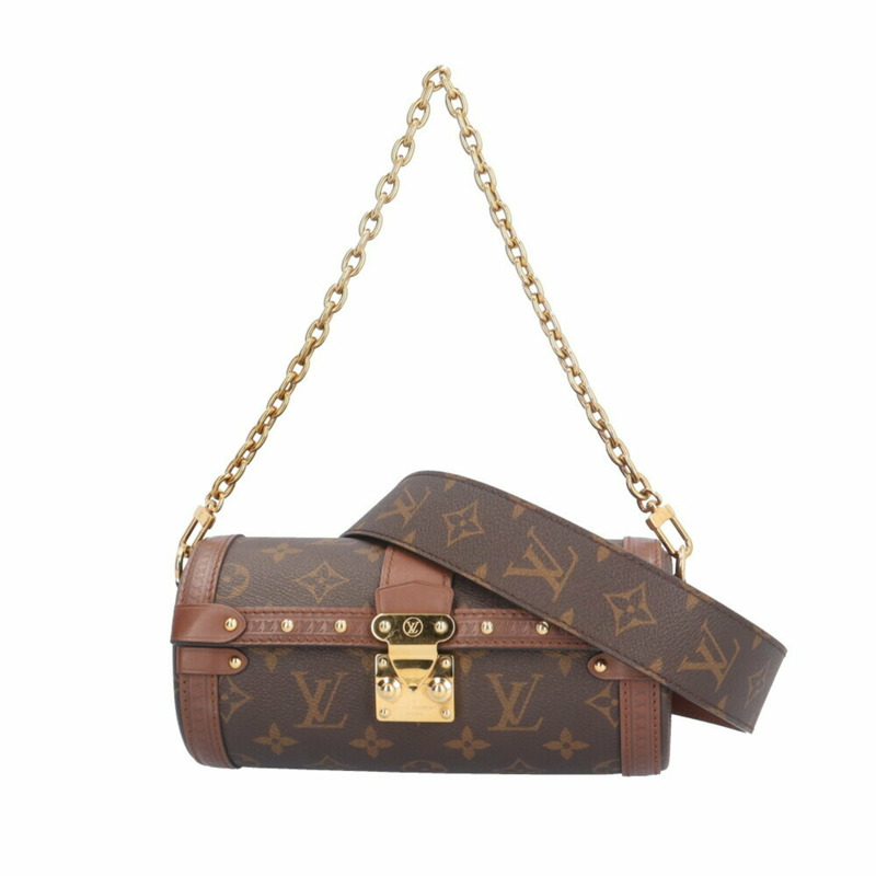 路易威登 Papillon Trunk Monogram 帆布肩背包，M57835，棕色，女士，LOUIS VUITTON-0