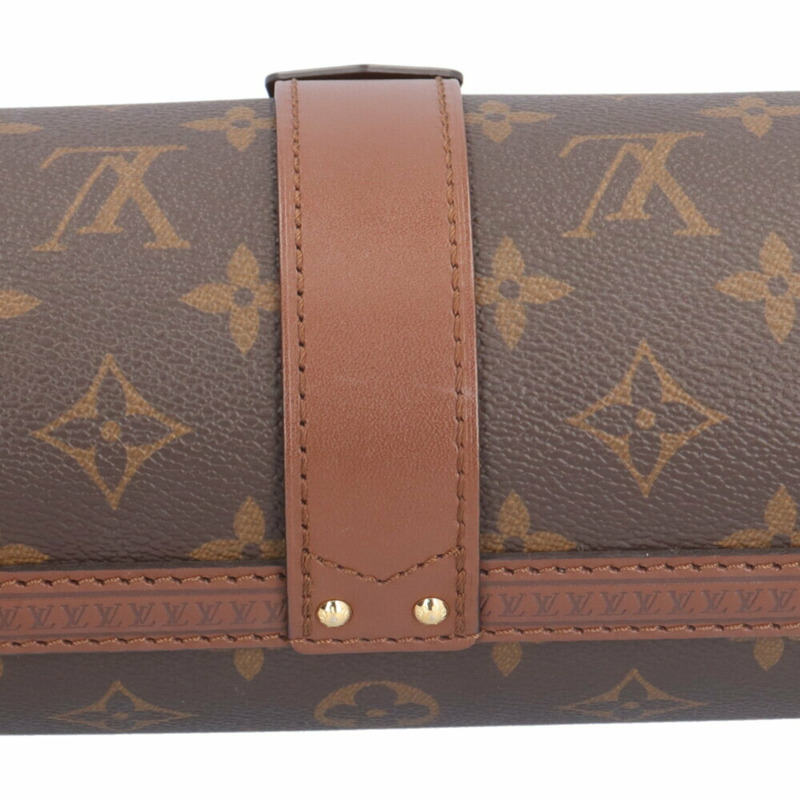 路易威登 Papillon Trunk Monogram 帆布肩背包，M57835，棕色，女士，LOUIS VUITTON-6