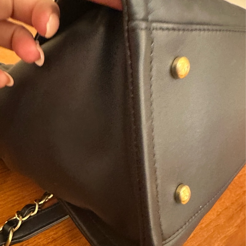 Chanel 全皮革沙灘包-12