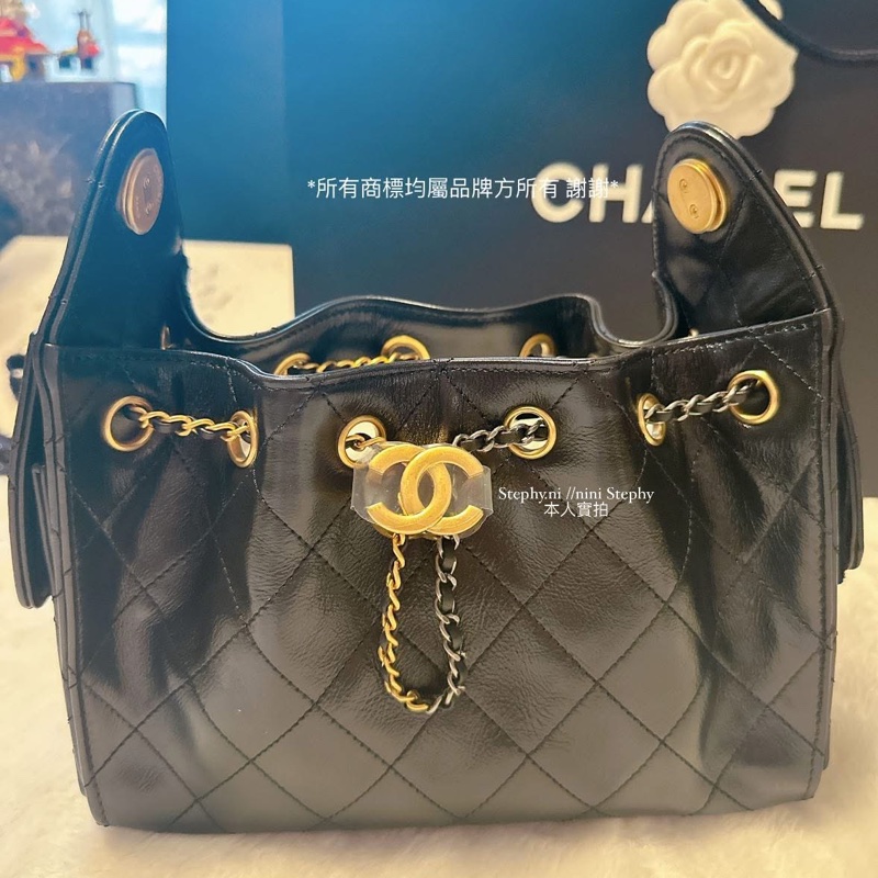 全拍唯一🌟香奈兒Chanel_ 26C爆款mini 25 bag hobo 全新全配-3