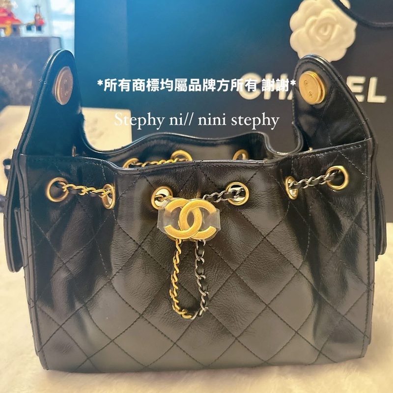 全拍唯一🌟香奈兒Chanel_ 26C爆款mini 25 bag hobo 全新全配-9