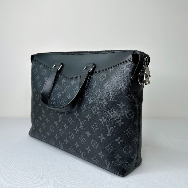 LV Briefcase Explorer黑花公事包-4