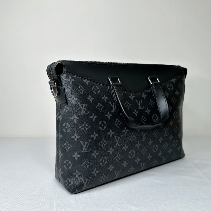 LV Briefcase Explorer黑花公事包-5