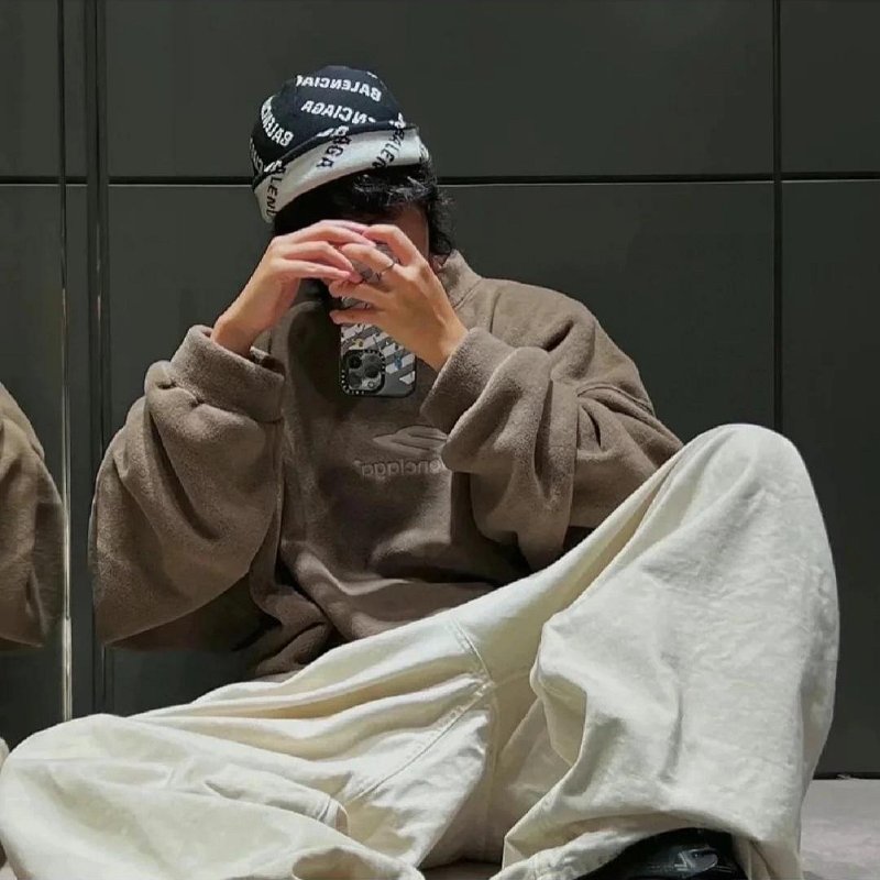 💎Han's house精品服飾💎Balenciaga 巴黎世家 滿版 針織 毛帽 義大利製 現貨 原價11500-2