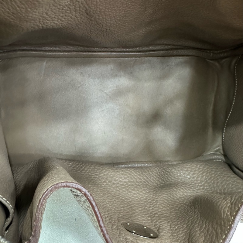 Hermes 大象灰Lindy30 銀扣 框K刻 TC皮-8