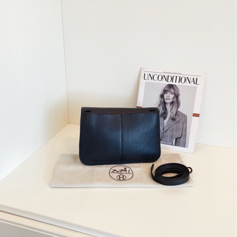 【98+新🆕】Hermes黑金Halzan 25 大熱黑馬哈拉贊哈喇子 Z刻 手提包 斜挎包 單肩包-1