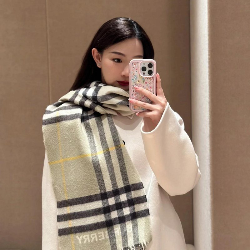 💎Han's house精品服飾💎Burberry 圍巾 格紋 羊毛 雙面 羊絨 中性 200X52 蘇格蘭制 現貨 原價25900-2