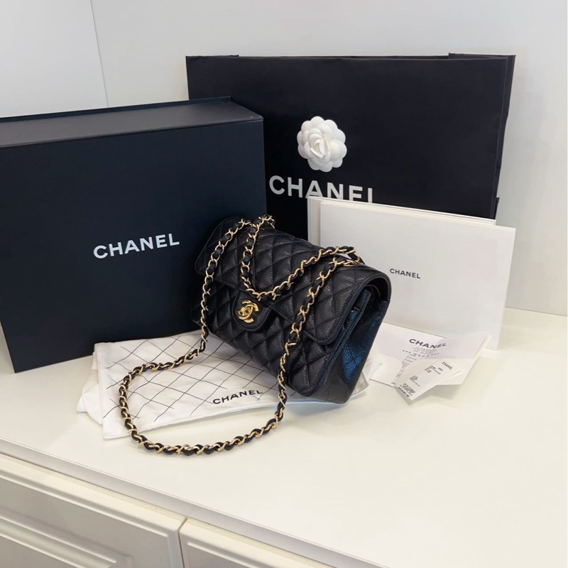 【99新大全套芯片🆕🎁】Chanel 經典CF 雙蓋小號手提包 斜挎包 單肩包-2