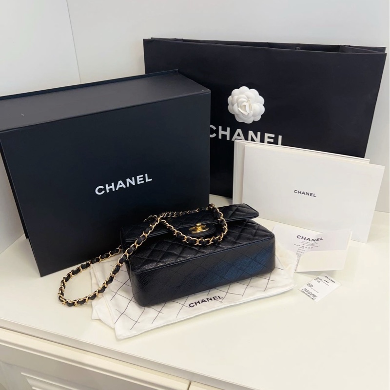 【99新大全套芯片🆕🎁】Chanel 經典CF 雙蓋小號手提包 斜挎包 單肩包-5