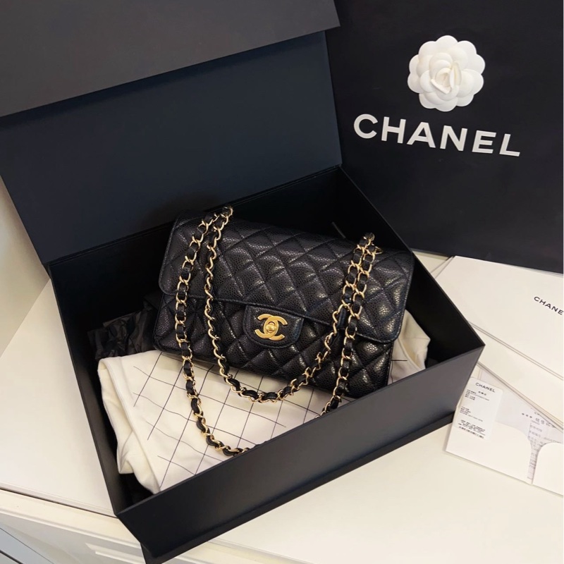 【99新大全套芯片🆕🎁】Chanel 經典CF 雙蓋小號手提包 斜挎包 單肩包-6