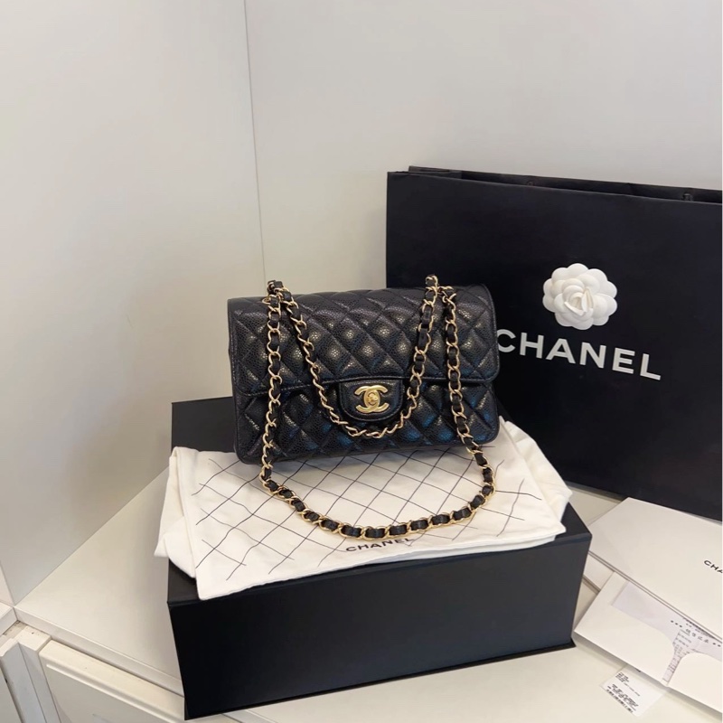 【99新大全套芯片🆕🎁】Chanel 經典CF 雙蓋小號手提包 斜挎包 單肩包-7
