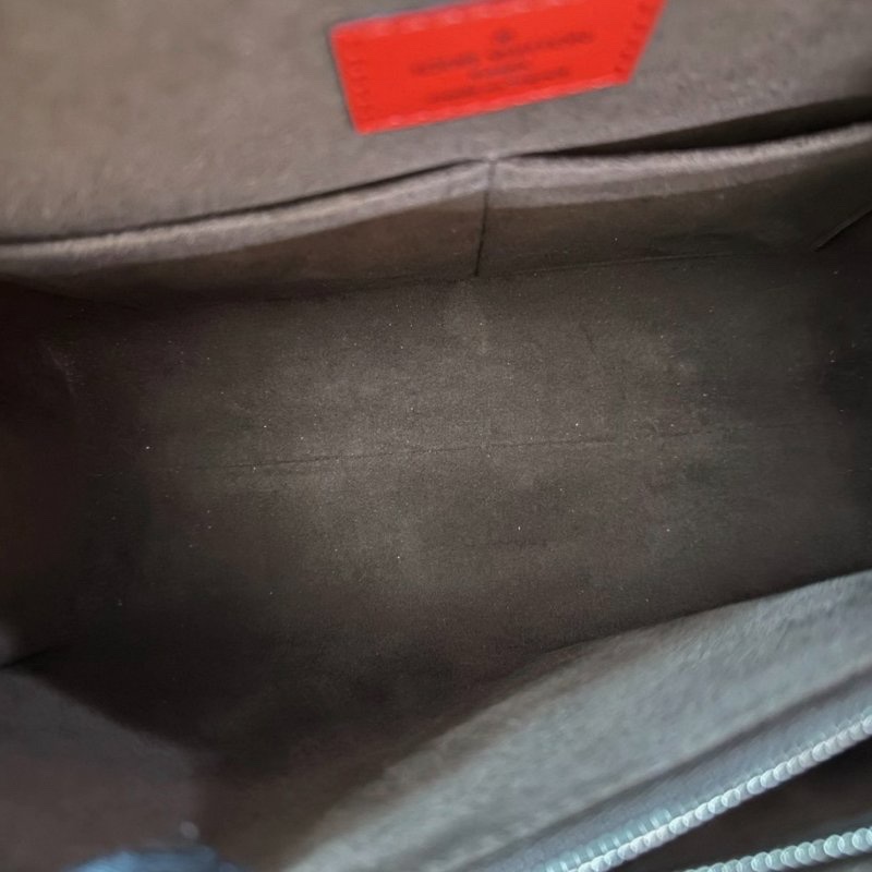 ️LV 紅色cluny 水波紋手提肩背斜背包25.5*19*5.5 98新配件盒子塵袋-1