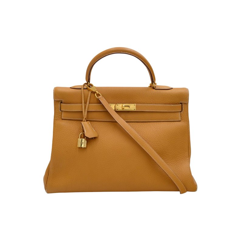 HERMES愛馬仕Togo托戈Kelly 35 凱莉包手袋-5