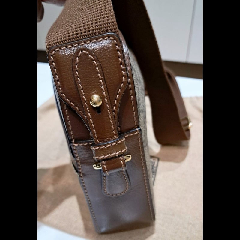 創造平台最甜價 Gucci印花帆布斜背肩背包-17