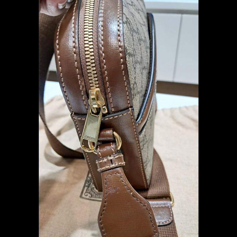 創造平台最甜價 Gucci印花帆布斜背肩背包-20