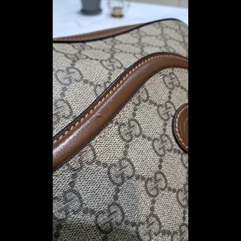 創造平台最甜價 Gucci印花帆布斜背肩背包-29