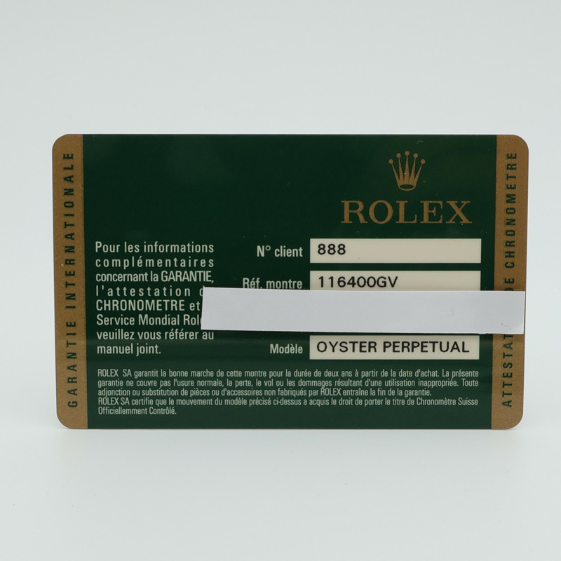 ROLEX Milgauss 116400GV-16