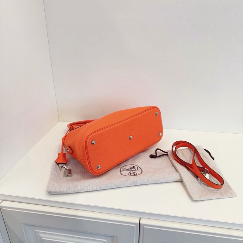 【99新帶膜🆕】Hermes Bolide31 銀扣保齡球包 手提包 斜挎包 單肩包-4
