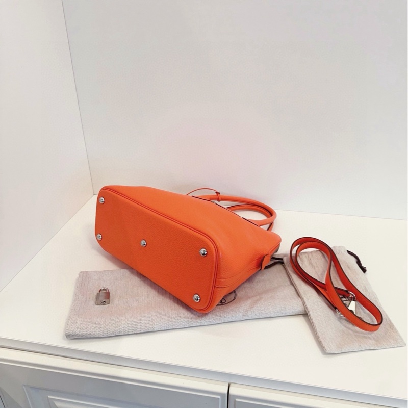 【99新帶膜🆕】Hermes Bolide31 銀扣保齡球包 手提包 斜挎包 單肩包-6