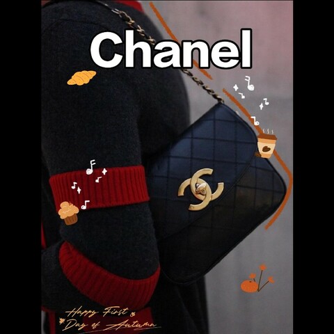Chanel Classic Double Flap Jumbo 黑色小羊皮肩背包