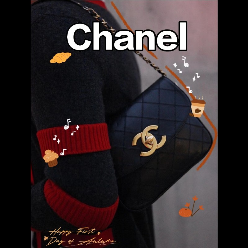 Chanel Classic Double Flap Jumbo 黑色小羊皮肩背包-0