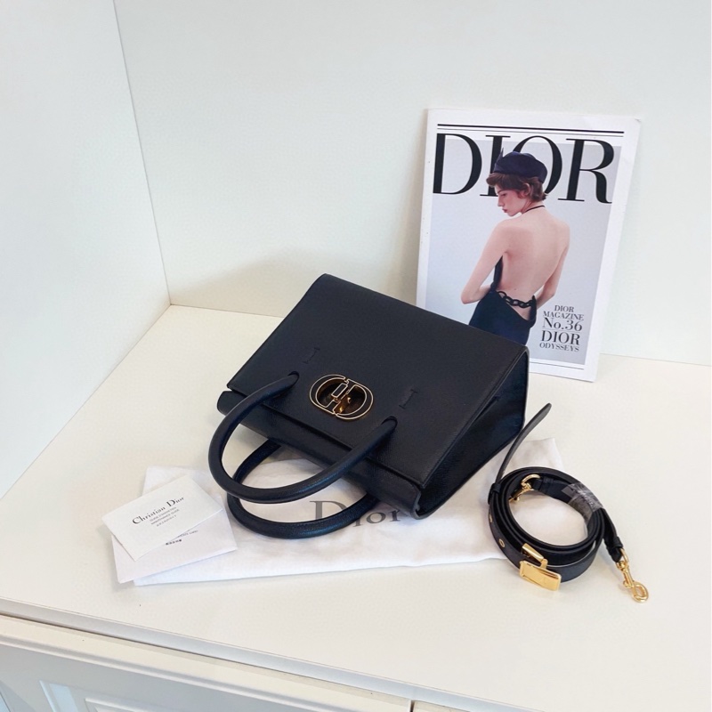 【98新🆕】Dior St Honore手提 斜挎包 黑金琺瑯CD扣小號噢-6